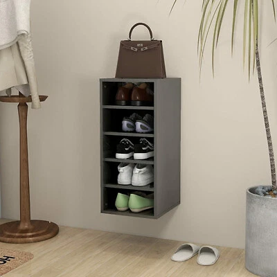 £23.99 • Buy 1/2x Shoe Bench Chipboard Shoe Organiser Rack Hall Bench Multi Colours VidaXL