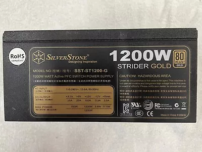 Silverstone 1200w Strider Gold Modular 80Plus PSU • £90