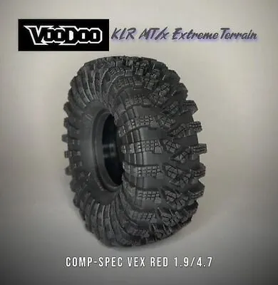 Team Ottsix Voodoo KLR MT/x 1.9/4.7 Extreme Terrain Tires (2) No Foams • $37