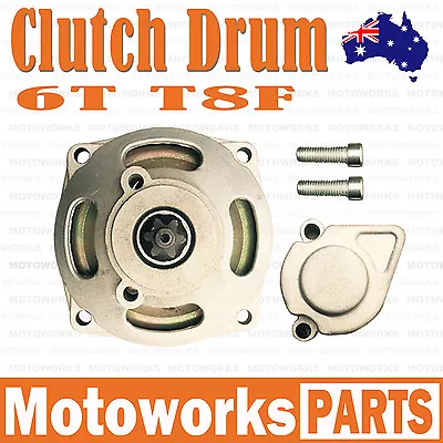 6T T8F Chain Clutch Drum Bell Housing Mini ATV QUAD Pocket Bike Dirt PIT Kids 01 • $19.99