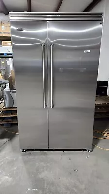 Viking 5 Series VCSB5483SS 48 Inch Built-In Side By Side Refrigerator/Freezer • $4795