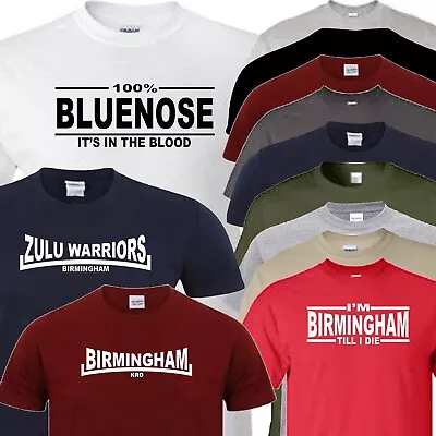 £13.50 • Buy Birmingham Football T Shirt Zulu Warrior Keep Right On Blue Nose Novelty Gift