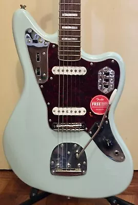 Squier By Fender Classic Vibe 70s Jaguar Electric Guitar In Surf Green (Seafoam) • $415