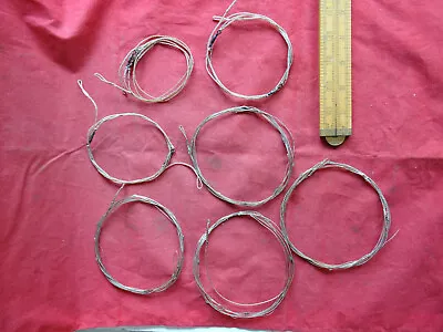 Collection Of Vintage Twisted Gut Traces For Lure Tracing Or Gut Eyed Fly Making • $101.02