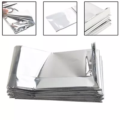 Silver Mylar Hydroponics Highly Reflective Sheeting Film 210x120cm Double Side • £4.96