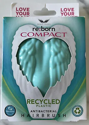 Tangle Angel Re:Born Compact Antibacterial Hair Brush Detangling NEW • £5