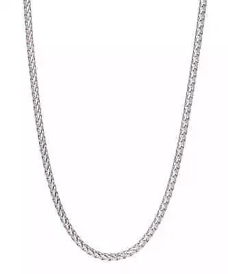 2mm Solid 925 Sterling Silver Franco Chain Necklace Sizes 16 -30  Made In Italy • $17.99