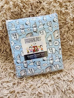 Berkshire Peanuts Queen Sheet Set Snoopy • £48.18