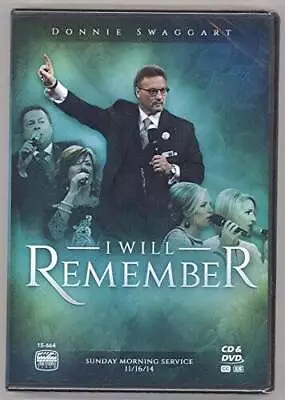 I Will Remember Donnie Swaggart DVD & CD Sunday Morning Service 11/1 - VERY GOOD • $6.41