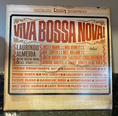 Laurindo Almeida & The Bossa Nova All Stars Viva Bossa Nova Capital Records Lp • $7.49