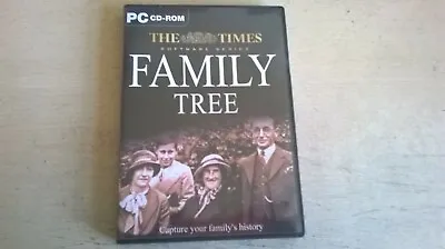 Family Tree - The Times Software Series - Pc Cd-rom - Fast Post - Complete - Vgc • £4.98