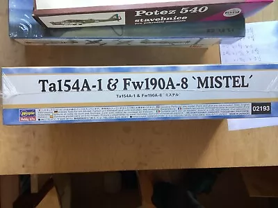 Mistel Hasegawa TA-154 & FW-190 • $90