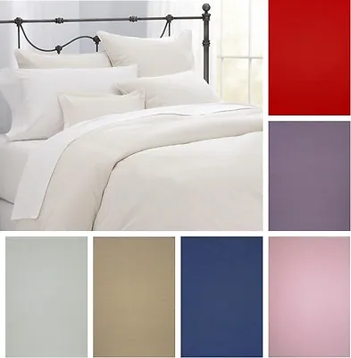 Egyptian Cotton Hotel Quality 200 T/c Duvet Cover Sets Choice Of Colours Sizes • £21.99