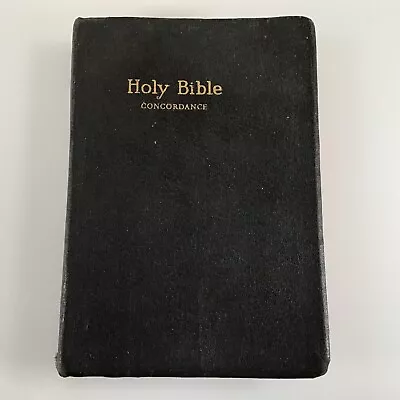 Vintage Holy Bible CONCORDANCE Red Letter Edition  King James Version • $11.01