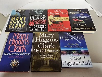 Lot Of 7 Mary Higgins Clark Suspense Thriller Books HC PB Lottery Winner Sunday • $9
