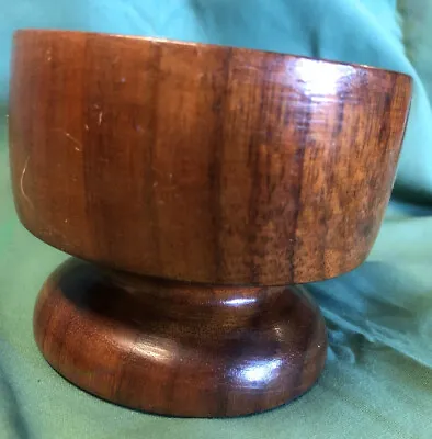 Hawaiian Koa Bowl  Pedestal  VTG • $199