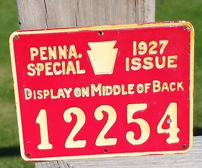 Vintage Pa. 1927 Special Issue Hunting License • $240