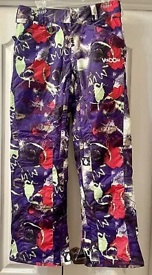 Volcom Nimbus Artist Series Snowboard Pants - Unisex Small - Colorful Bright EUC • $32.99