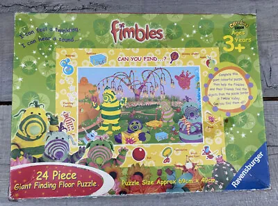 FIMBLES Can You FIND GIANT Floor Puzzle Colour 24 Large Piece 69x42cm CBeebies • £10.99