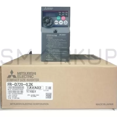 New In Box MITSUBISHI FR-D720-0.2K Inverter • $240