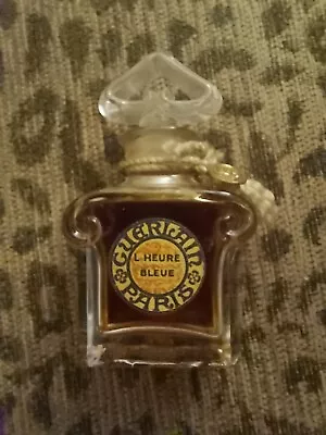 Vintage Guerlain L’Heure Bleue Parfum In Baccarat Bottle 1933? • $187