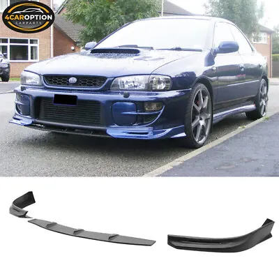 Fits 97-00 Subaru Impreza WRX GD GC8 Style Front Bumper Lip 3 Piece PU • $199