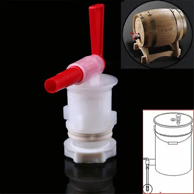 Plastic Tap Home Brew Beer Cider Barrel Keg Water Butt Fermenting Tool LC • £4.07