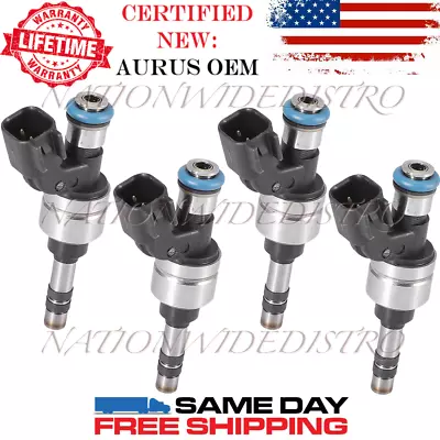 4x OEM NEW AURUS Fuel Injectors For 2011-2017 Buick Chevrolet Malibu GMC Terrain • $121.99