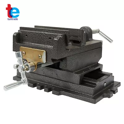 6  Cross Drill Press Vise 2 Way Slide Metal Milling X-Y Clamp Machine Heavy Duty • $59.58