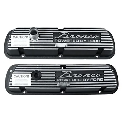 Ford Bronco Valve Covers Black 289 302 351W 6A582-B • $179