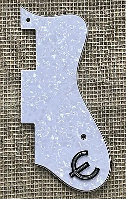 For 4-Ply Epiphone Dot Style Guitar Pickguard & E LogoWhite Pearl • $13.99