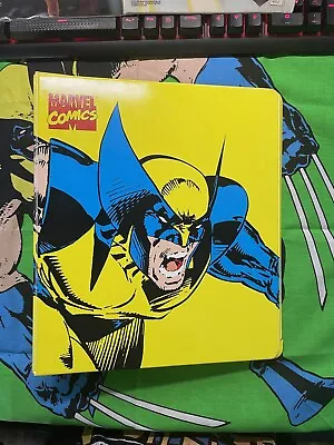 Rare VINTAGE 1994 Marvel Comics Wolverine X-Men Collector's 3-Ring Binder • $64.99