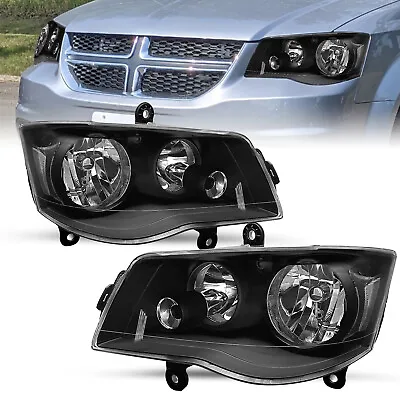 For 2011-2019 Dodge Grand Caravan 2008-2016 Chrysler Town & Country Headlights • $82.74