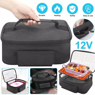 12V Portable Car Electric Heating Lunch Box Food Warmer Container Cooler Bag New • $21.29