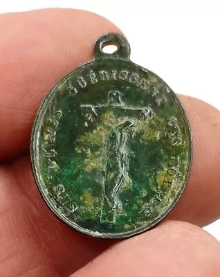 Medieval - Post Medieval Religious Pendant Metal Detecting Find (353) • £6.50