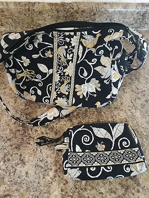 Vera Bradley Purse Classic Yellowbird  Shoulder Bag With Quilted Wallet • $22.99