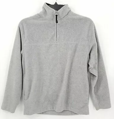 St John's Bay Adult Men's Size Small Solid Gray Turtle Neck Pullover Sweatshirt • $17.84