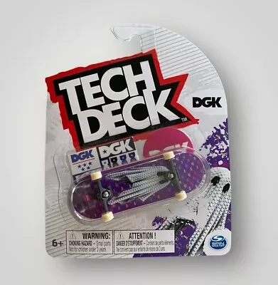 Tech Deck Fingerboard Ultra Rare DGK Skateboard Collectable Purple Ghost NEW • $14