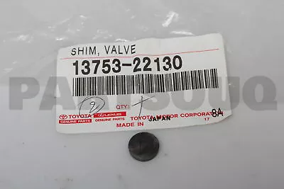 1375322130 Genuine Toyota SHIM VALVE ADJUSTING 13753-22130 • $5.50