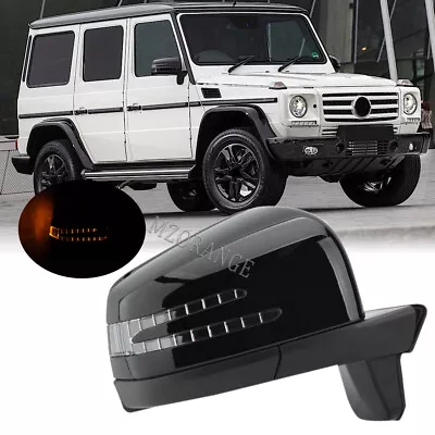 W463 Blind Spot Passenger Side Door Mirror For Mercedes Benz G500 G63 G550 Black • $161.49