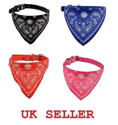 £0.99 • Buy Dog Cat Bandana Accessories Adjustable Necktie Collar UK Bowtie Pet Bow Tie New