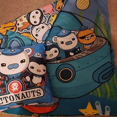 Hand-made Filled Octonauts Quilt And Cushion Cover. • £40