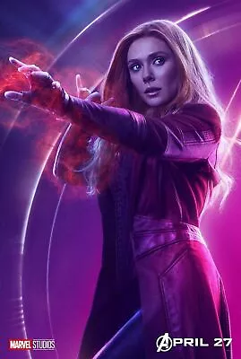 Avengers: Infinity War Movie Poster (20x30) - Scarlet Witch Elizabeth Olsen V32 • $20.99