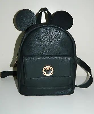 Primark Disney X Women's Black Mickey/Minnie Mouse Backpack • £15