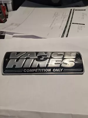 Vance And Hines Exhaust Name Plates Compition Only  • $99.99