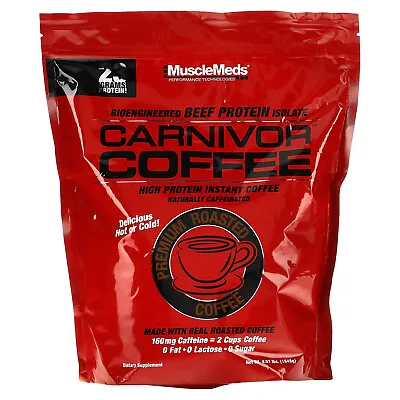 Carnivor Coffee Bioengineered Beef Protein Isolate Premium Roasted Coffee • $64.07