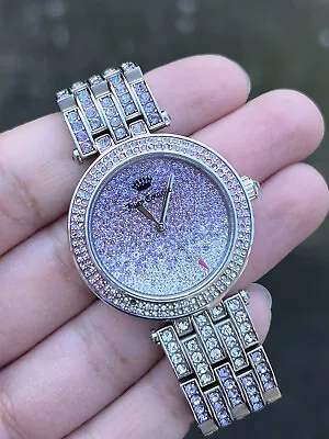 £29.99 • Buy Juicy Couture Swarovski Silver Purple Stainless Steel Ladies Watch RRP £208