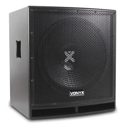 CHOICE Vonyx SWP Active Powered Bass DJ Sub Party PA Subwoofer 15  18  800-1200W • £329