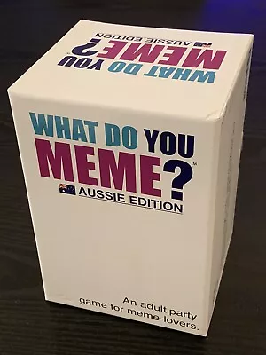 What Do You Meme? Aussie Edition Party Game With Friends Memes Australia Ed • $23