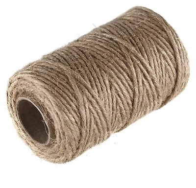 £24.99 • Buy Natural Thick Jute Twine String Brown Shabby Rustic Sisal Soft Cord Card Making